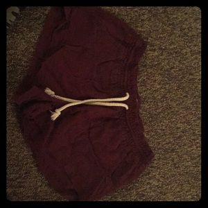 Maroon shorts size medium